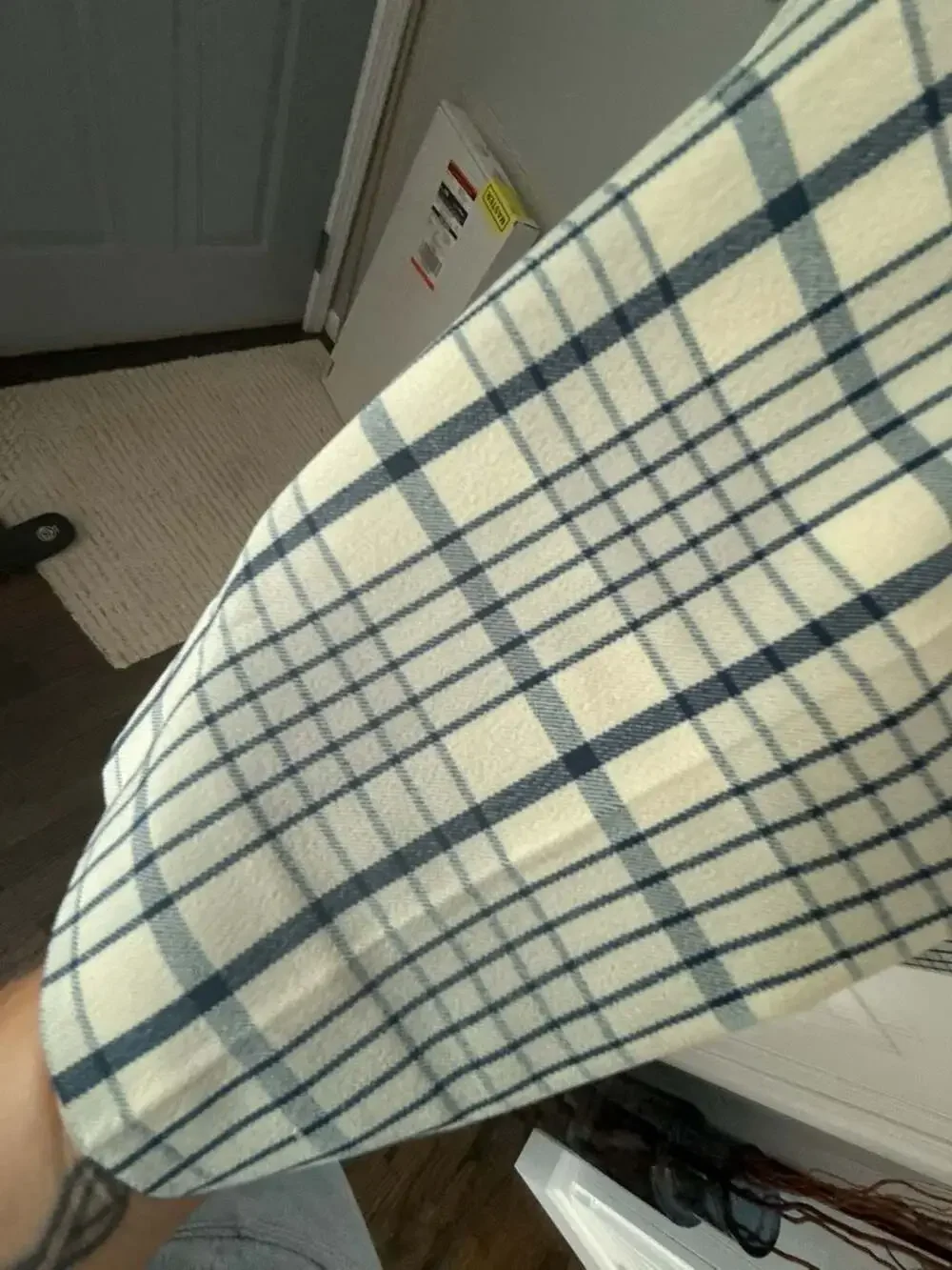Tory Burch Plaid Tartan Patterned Trousers